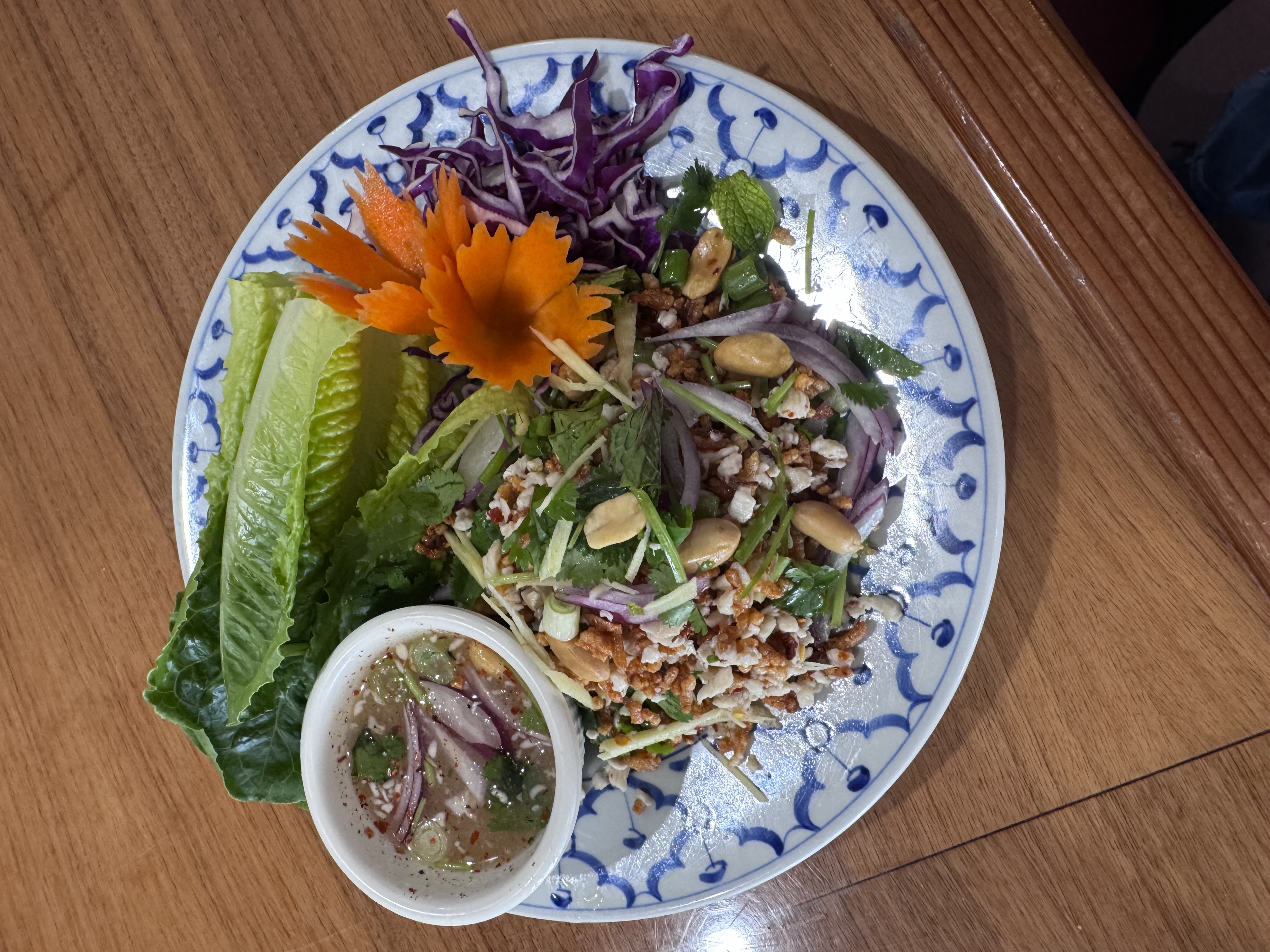 Melody's Nam Khao (Crispy Rice Salad - Chicken)